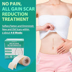 Silicone Scar Sheets, Medical Grade Silicone Scar Tape, Scar Removal Strips for Acne Scars C-Section & Keloid Surgery Scars Sheets Treatment Sheets -1.6"x 60" Roll-1.5M
