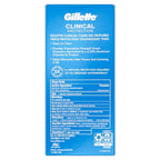 Gillette Clinical Antiperspirant and Deodorant for Men, 72hr Sweat & Odor Protection, Long Lasting Freshness, Anti-White Mark Technology, Clear Gel, Power Rush Scent, 2.6 oz