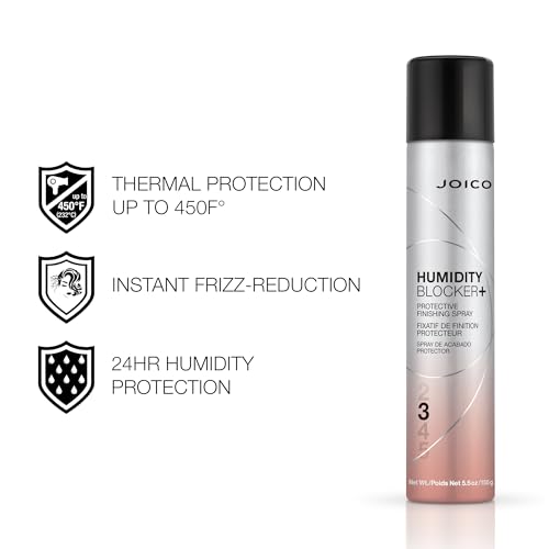 Humidity Blocker+ Protective Finishing Spray | For Most Hair Types | Protect Against Heat, Humidity, & Pollution | Boost Shine | Eliminate Static | Reduce Frizz | Paraben & Sulfate Free | 180mL