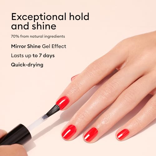 Manucurist • Green Sunshine Top Coat • Vegan Top Coat • 12-Free • Plant-Based Ingredients (69%) • Made in France • 0.5 fl oz