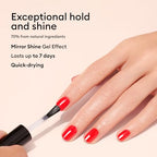 Manucurist • Green Sunshine Top Coat • Vegan Top Coat • 12-Free • Plant-Based Ingredients (69%) • Made in France • 0.5 fl oz