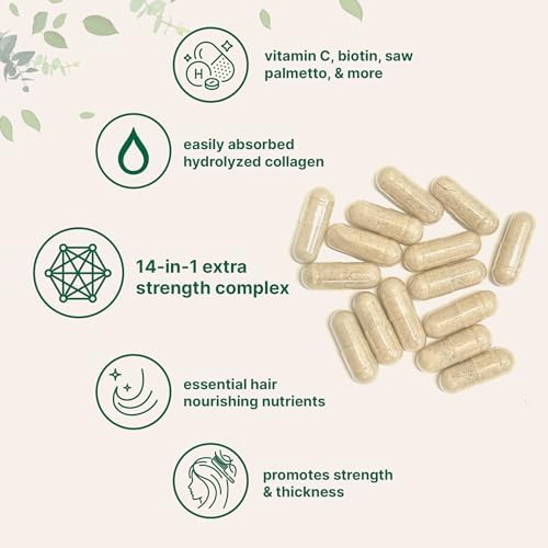 Micro Ingredients Pumpkin Seed Oil with Saw Palmetto & Hair Vitamins Complex Capsules Bundle 2 Pack | Cold Pressed, Pure Virgin Oil, Herbal Supplement | 14-in-1 Advanced Hair Growth Support
