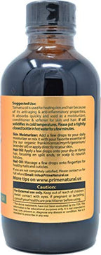 Prime Natural Organic Tamanu Oil - USDA Certified, 100% Pure, Cold Pressed, Unrefined, Virgin (4oz / 120ml) for Face, Hair & Skin Care - Natural Moisturizer