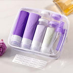INSFIT Silicone Travel Bottles Set, 17 Pack Travel Size Toiletries, Leakproof Travel Bottles for Toiletries, Travel Accessories for Women, Airplane Travel Essentials, Travel Containers for Toiletries