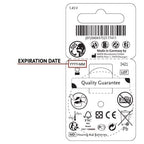 Power One Size 312 Hearing Aid Battery No Mercury, 60 Batteries