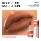 INTO YOU Matte Lipstick for Women, Matte Red Lipstick Long Lasting, Multi-Purpose for Lips and Cheek, Non-Stick Cup Not Fade Lip Stain Makeup Cosmetics Official Directly (EM18)
