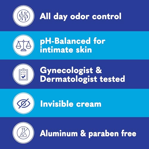 Summer's Eve, Whole Body Deodorant for Women, Ultimate Odor Control, Aluminum Free Deodorant, Fresh Scent, 3 Fl Oz
