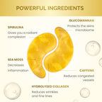 PLANTIFIQUE Gold Eye Patches for Puffy Eyes | 20 Pairs | Valentines Day Gifts Under Eye Masks for Dark Circles | Puffiness Eye Gels | Eye Mask Skincare