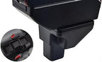 OQHAIR Armrest Box Armrest Box Retrofit Parts Center Console Special Storage Space Car Elbow Rest with USB Cup Holder For RV