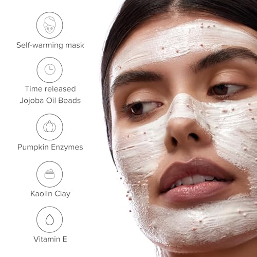 DRMTLGY Pumpkin Enzyme Face Mask with Jojoba Beads. Gentle Exfoliating Pumpkin Facial Mask for Dullness, Uneven Skin Tone, Fine Lines and Wrinkles. 5.5 oz