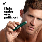 Wolf Project Under Eye Roller - Korean Beauty, with Caffeine, Vitamin C and Peptides - Energizing Serum for Dark Circles and Puffiness, Fine Lines, Wrinkles - Gel-Based Brightening Cream