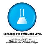 15 lbs PuriTech Stabilizer Conditioner Cyanuric Acid UV Protection for Swimming Pools and Spas