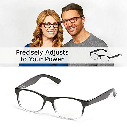 SHUNXI One Power Auto focus Reading Glasses Readers, Dial Vision Auto Adjust Eye Glasses Flex Clear Focus Optic .5-2.5x Strength