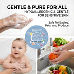 Brittanie's Pure Organic Castile Liquid Olive Oil Soap Refill, 1 Gallon Unscented | Face, Body Wash, All Purpose Cleaner, Dishes, Pets, Laundry | Vegan, Biodegradable, Made in USA