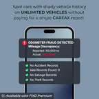 FIXD Bluetooth OBD2 Scanner for iPhone & Android - Diagnostic Scan Tool for Repairs and Car Buying - Check Engine Code Reader & Enhanced Codes - (1 Pack w/Free 14-Day FIXD Premium Bundle)