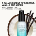 Pacifica Indian Coconut Nectar Hair Mist Perfume & Full Body Spray for Women - Body Mist Fragrance w/Tiare, Sugar, Vanilla, Almond & Amber Clean Beauty Alcohol-Free, Vegan & Cruelty-Free, 5 Oz