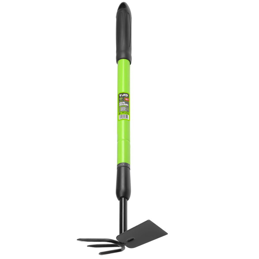 YIAD 2-in-1 Garden Hoe, 27"-39" Telescoping Steel Weeding Tool