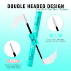 VAVALASH 3 in 1 Clear Lash Bond and Seal Clusters Glue Lash Remover, Waterproof Cluster Lash Glue for DIY Eyelash Extension Strong Hold Individual Lash Glue for DIY Lashes at Home (White)