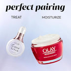 Olay Super Serum Trial Size 5-in-1 Lightweight Resurfacing Face Serum, 0.4 fl oz, Smoothing Skin Care Treatment with Niacinamide, Vitamin C, Collagen Peptide, Vitamin E, and AHA