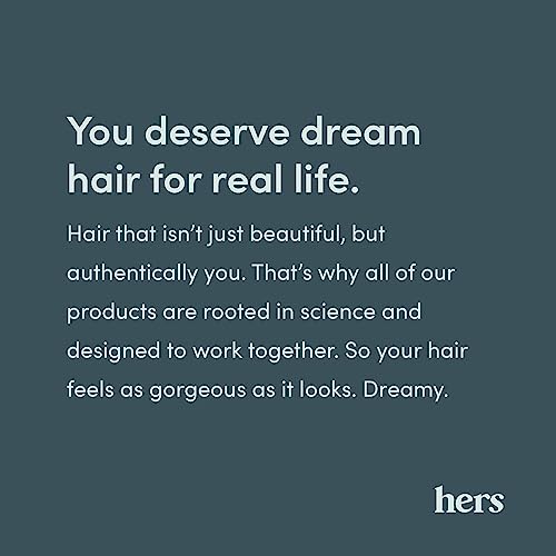 HIMS & HERS Triple Threat Shampoo, Conditioner and 2% Minoxidil Serum - Hair Loss Treatment For Women - Includes Minoxidil Serum, Color Safe Hair Thickening Shampoo and Conditioner - 3 Count