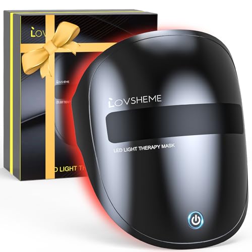 LED Face Mask Light Therapy 7-Color, Treats Mild To Moderate Acne On The Face, Treating Wrinkle at Home Facial