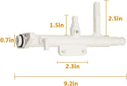 ATIE Pool Cleaner Feed Pipe K30 with Sweep Hose Adjust Screw B20 Replacement for Polaris TR28P, Vac-Sweep 280, 280 TankTrax, 180 Pool Cleaners