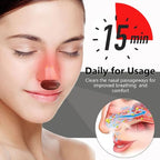 Red Light Therapy for Nose, RespiRelief Red Light Nasal Therapy Instrument, RespiRelief Red Light Nasal Therapy Device, Red Light Therapy for Nose (1 Pc)