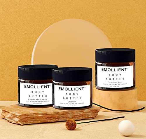 Emollient for Dry Skin & Eczema Handmade Butter Made with Essential Oils, Packed with Vitamins and Antioxidants (Sensitive Skin, 100 grams)