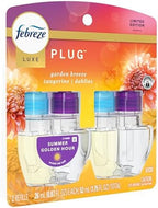 Febreze Plug In Air Freshener, Odor-Fighting Scented Oil Refill, Summer Golden Hour, 2 Refill