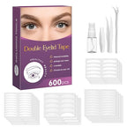 600PCs Invisible Double Eyelid Tape for Hooded Eyes, Invisible Eyelid Lifter Strips Droopy Eyelid Lift Tape, Instant Eyelid Lifting for a Natural Look, Perfect for anyone (600Count (Packof 1))