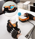 Rehabilitation Robot Gloves Upgrade Hemiplegia Hand Stroke Recovery Equipment with USB Chargeable and Strength Adjustment