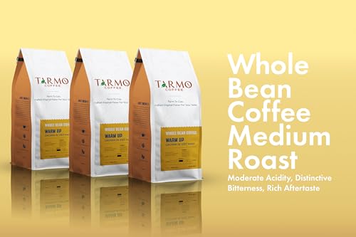 Tarmo Coffee | WARM UP - Low Acid Coffee Beans, Vietnamese Coffee, Robusta & Arabica Blend, Premium Whole Bean, Medium Roast, 12 Oz Bag