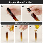 Segbeauty 10ML Travel Cologne Sprayer, 5 Packs Refillable Atomizer Spray Bottle for Perfume, Empty Mini Glass Perfume Bottle Fine Mist Dispenser, Portable Leak-proof Sample Bottles for Travel Outgoing