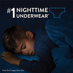 Goodnites Boys' Nighttime Bedwetting Underwear, Size S/M (43-68 lbs), 44 Ct (2 Packs of 22), Packaging May Vary