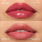 NYX PROFESSIONAL MAKEUP Lip IV Hydrating Glossy Lip Stain with 12HR Hydration - Bubblegum Burst (Pink)