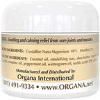 Organa Magnesium Cream - Fast-Absorbing Magnesium Lotion for Sleep - Topical Magnesium Lotion for Leg Cramps, Sore Muscles & Tired Joints - Fast Absorbing and Fast Acting Foot Cream - Magnesium Butter
