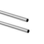 Tynulox 5/8" OD 304 Stainless Steel Tube, Thickened Pipe Wall & Weldable Tubing, Round Metal Pipe Industrial Straight Tube 14 inch Length (2 Pcs)