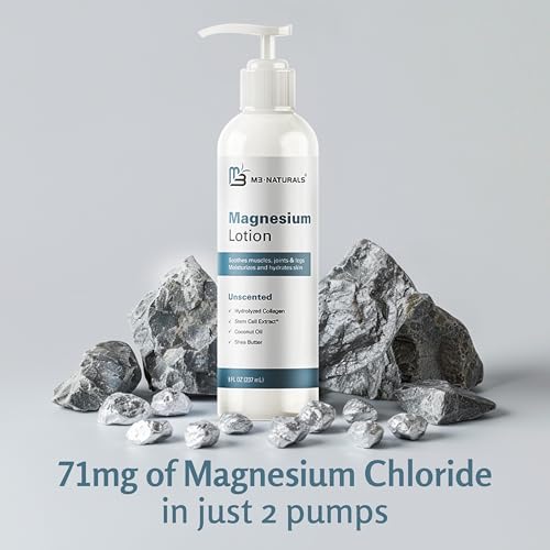 M3 Naturals Magnesium Lotion & Cold Pressed Castor Oil Bundle