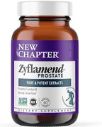 New Chapter Prostate Supplement Zyflamend Prostate with Saw Palmetto + Pumpkin Seed Oil + Turmeric for Prostate Health Vegetarian Capsule, 60 Count