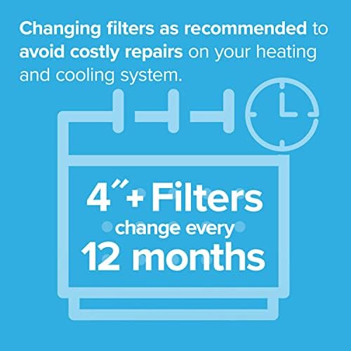 Filtrete 20x25x4(SlimFit), AC Furnace Air Filter, MPR 1550 DP, Healthy Living Ultra Allergen Deep Pleat, 2-Pack, Fits Lennox & Honeywell Devices (exact dimensions 19.5 x 24.5 x 3.75)