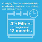 Filtrete 20x25x4(SlimFit), AC Furnace Air Filter, MPR 1550 DP, Healthy Living Ultra Allergen Deep Pleat, 2-Pack, Fits Lennox & Honeywell Devices (exact dimensions 19.5 x 24.5 x 3.75)