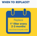 Aerostar 16x16x1 MERV 6 Pleated Air Filter, AC Furnace Air Filter, 6 Pack (Actual Size: 15 3/4"x15 3/4"x3/4")