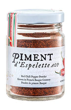 Gourmanity Piment d'Espelette-Red Chili Pepper Powder| 1.41Oz Jar| Gorria Variety, Chili Seasoning-Spice| AOC Classified , Non-GMO, From France| For Chili Con Carne, Chipotle, Mexican/ Thai/ Indian Food & More