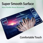 for MTG Game Playmat, for Magic TCG Rubber Play mat,Tabletop Card Playmats with Smooth Surface,Trading Card Inked Game Mat with White Zones,Battle Game,Snow Mountain Moon