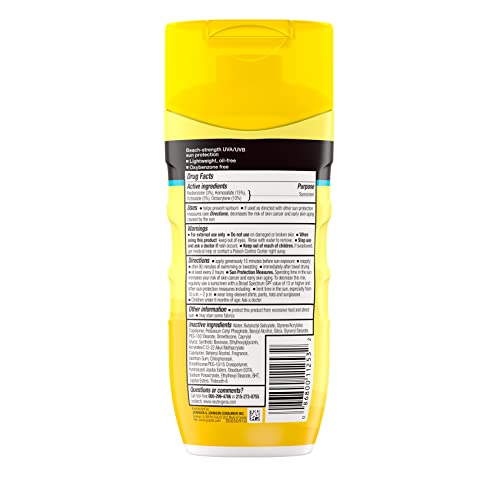 Neutrogena Beach Defense Water-Resistant Sunscreen Lotion with Broad Spectrum SPF 30, Oil-Free and PABA-Free Oxybenzone-Free, UVA/UVB Sun Protection, SPF 50, 6.7 fl. oz