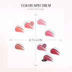 Icy Glow Lip Tint – Vegan Collagen, No-Stain, Hydrating Gloss, (K-Beauty) Makeup, Red & Tinted Shades (06 BETTER, 0.18 Fl oz)