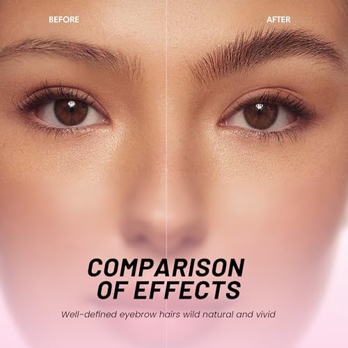 2 Pack Curved Eyebrow Pen, 2 in 1 Dual Ended Microblading Eyebrow Pencils for Women, Waterproof and Last All Day 4 Tip Brow Pencil with Precise Tip for Natural and Hair Like Brows (Natural Black)