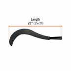 Truper Agricultural Machete, Soil Work Cultivation Replacement Head, 22-Inch (55 cm) Length, Steel Blade, No Handle Included (Model CZN-22/15859)
