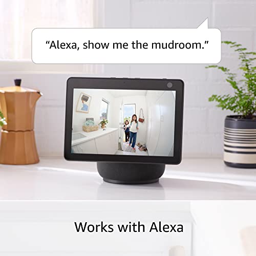 Ring Indoor Cam (newest model) — Home or business security in 1080p HD video, Black