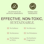 Non Toxic and Vegan Body Wash With Organic Ingredients - Moisturizing For Dry and Sensitive Skin, Natural and Organic, Paraben Free, Cruelty Free, Gluten Free, Sulfate Free (16 FL. OZ)